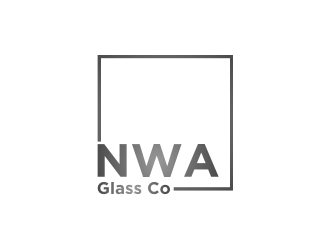 NWA Glass Co logo design by hopee