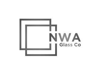 NWA Glass Co logo design by hopee