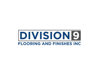 Division 9 Flooring and Finishes Inc logo design by RIANW