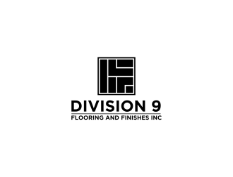 Division 9 Flooring and Finishes Inc logo design by RIANW