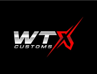 WTX Customs logo design by MUSANG