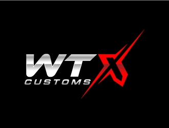 WTX Customs logo design by MUSANG