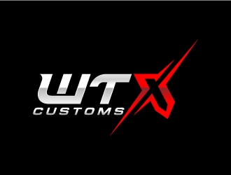 WTX Customs logo design by MUSANG