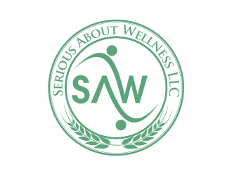 Serious About Wellness LLC logo design by up2date