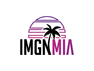 IMGN MIA (its an abbreviation of Imagine Miami) logo design by jaize