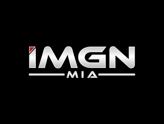 IMGN MIA (its an abbreviation of Imagine Miami) logo design by giphone