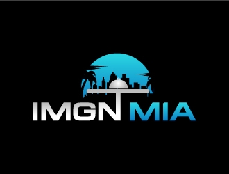 IMGN MIA (its an abbreviation of Imagine Miami) logo design by MUSANG