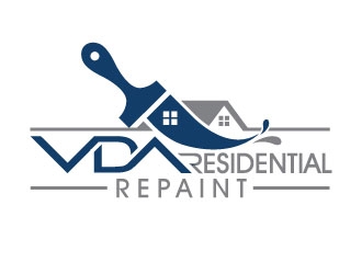 VDA Residential Repaint logo design by invento