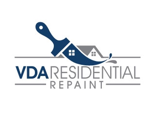 VDA Residential Repaint logo design by invento