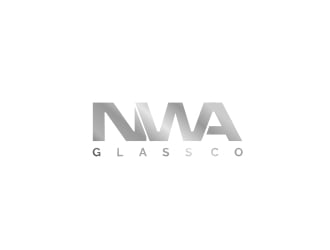 NWA Glass Co logo design by lj.creative
