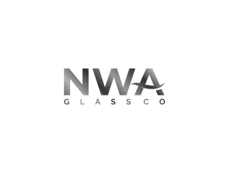 NWA Glass Co logo design by lj.creative