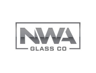 NWA Glass Co logo design by akilis13