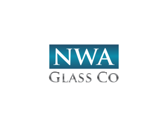 NWA Glass Co logo design by oke2angconcept
