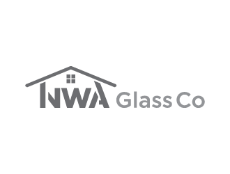 NWA Glass Co logo design by jafar