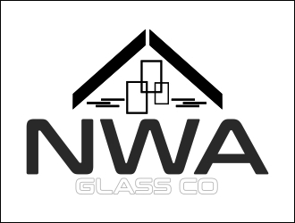 NWA Glass Co logo design by Rayul08