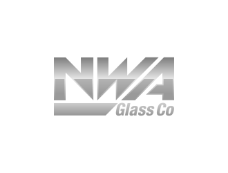 NWA Glass Co logo design by ekitessar