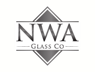 NWA Glass Co logo design by J0s3Ph