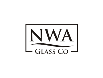 NWA Glass Co logo design by blessings