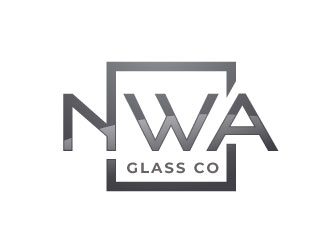 NWA Glass Co logo design by sanworks