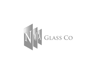 NWA Glass Co logo design by torresace