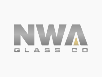 NWA Glass Co logo design by careem