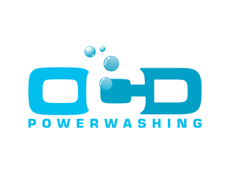 OCD PowerWashing  logo design by sitizen