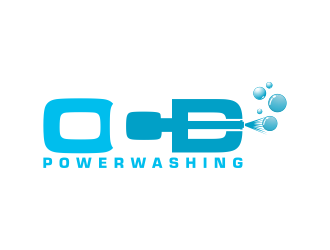 OCD PowerWashing  logo design by sitizen
