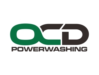 OCD PowerWashing  logo design by agil
