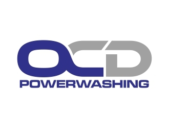 OCD PowerWashing  logo design by agil