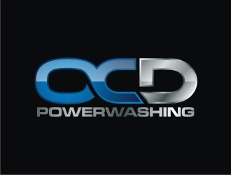 OCD PowerWashing  logo design by agil