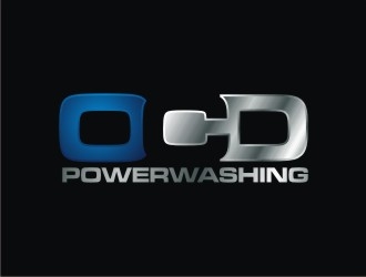 OCD PowerWashing  logo design by agil
