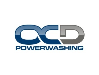 OCD PowerWashing  logo design by agil