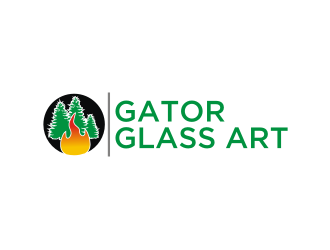 Gator Glass Art logo design by Diancox