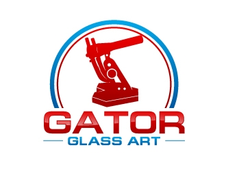 Gator Glass Art logo design by uttam