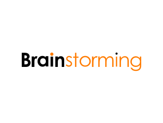 Brainstorming logo design by giphone