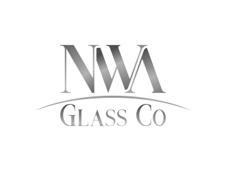NWA Glass Co logo design by pakNton