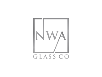 NWA Glass Co logo design by clayjensen