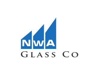 NWA Glass Co logo design by citradesign