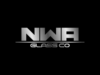 NWA Glass Co logo design by fastsev