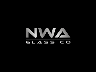 NWA Glass Co logo design by sodimejo