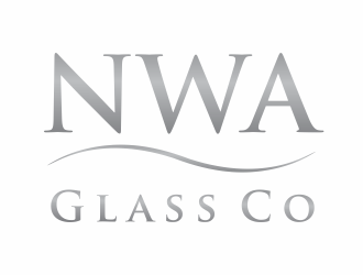 NWA Glass Co logo design by santrie