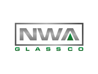 NWA Glass Co logo design by sheilavalencia
