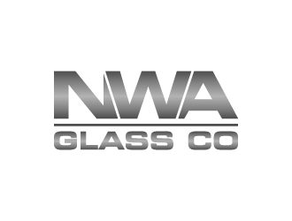 NWA Glass Co logo design by denfransko
