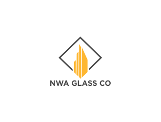 NWA Glass Co logo design by Greenlight