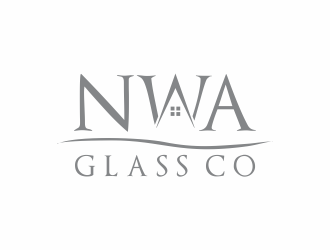 NWA Glass Co logo design by akhi