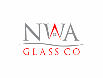 NWA Glass Co logo design by akhi