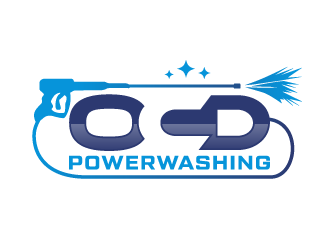 OCD PowerWashing  logo design by akilis13
