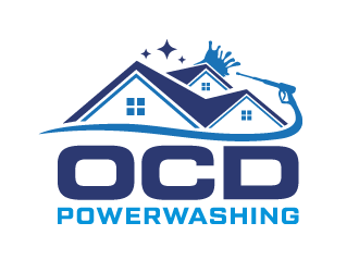 OCD PowerWashing  logo design by akilis13