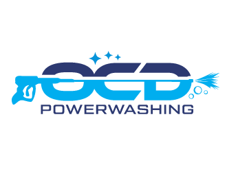 OCD PowerWashing  logo design by akilis13