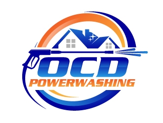 OCD PowerWashing  logo design by jaize